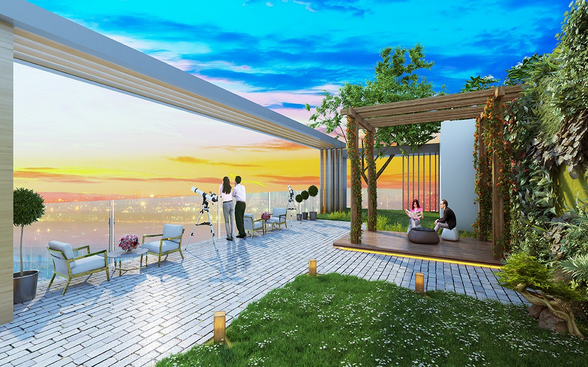 Sky Lounge Phú Đông Premier sang trọng với không gian mở thỏa mãn mọi giác quan. Đem tới những trải nghiệm “tầm cao”.
