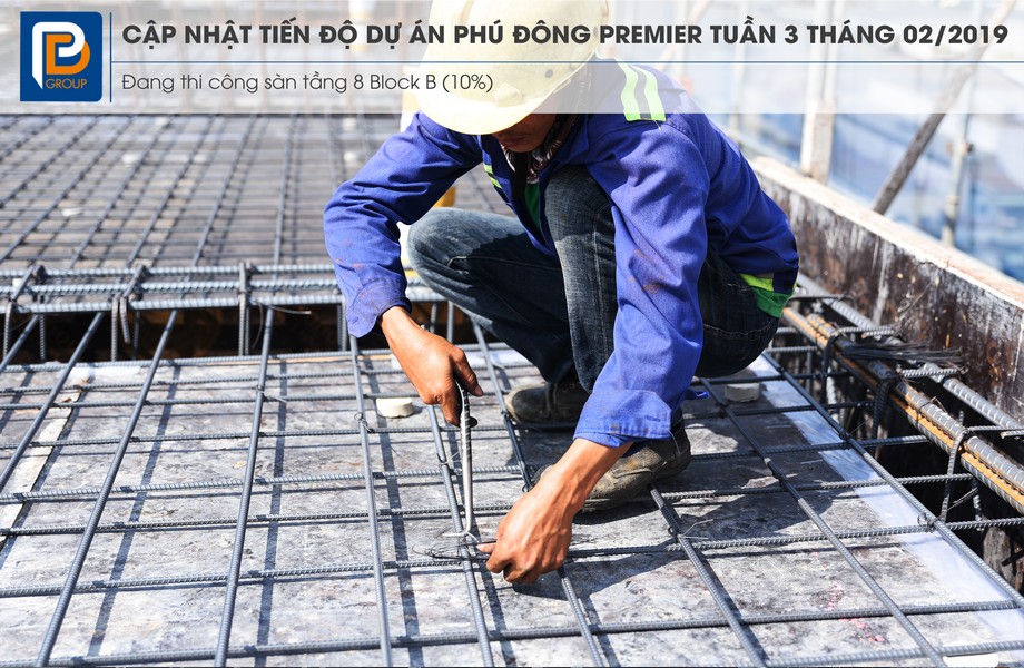 Tiến độ xây dựng dự án căn hộ Phú Đông Premier tháng 02/2019 – Liên hệ<strong> <span style="color: #ff0000;">0909.213.286</span></strong> xem thực tế dự án