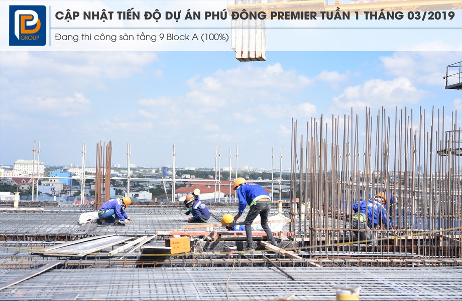 Tiến độ xây dựng dự án căn hộ Phú Đông Premier tháng 03/2019 – Liên hệ<strong> <span style="color: #ff0000;">0909.213.286</span></strong> xem thực tế dự án