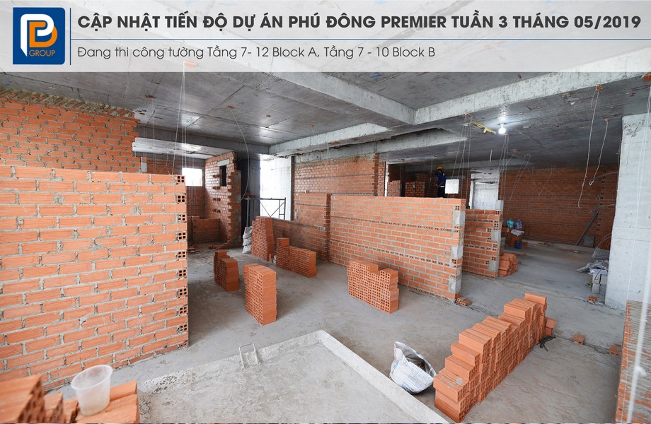 Tiến độ xây dựng dự án căn hộ Phú Đông Premier tháng 05/2019 – Liên hệ<strong> <span style="color: #ff0000;">0909.213.286</span></strong> xem thực tế dự án