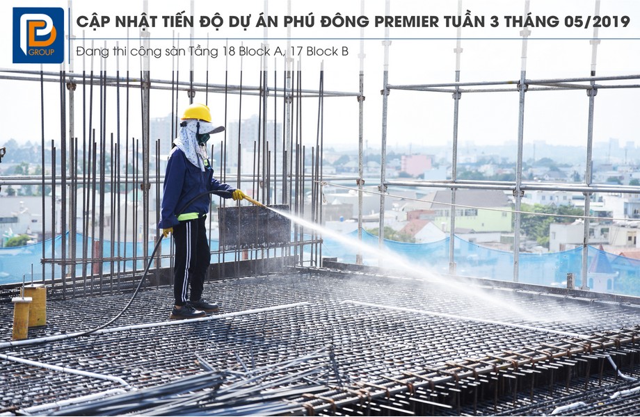 Tiến độ xây dựng dự án căn hộ Phú Đông Premier tháng 05/2019 – Liên hệ<strong> <span style="color: #ff0000;">0909.213.286</span></strong> xem thực tế dự án