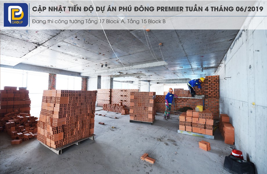 Tiến độ xây dựng dự án căn hộ Phú Đông Premier tháng 06/2019 – Liên hệ<strong> <span style="color: #ff0000;">0909.213.286</span></strong> xem thực tế dự án