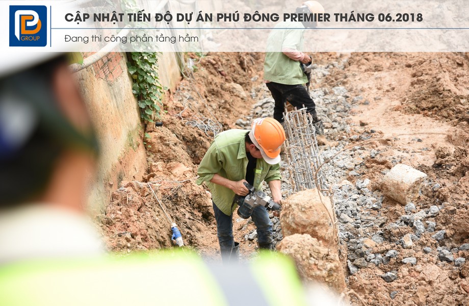 Tiến độ xây dựng dự án căn hộ chung cư Phú Đông Premier