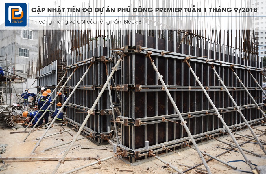Tiến độ xây dựng dự án căn hộ Phú Đông Premier tháng 08/2018 – Liên hệ 0909.213.286 xem thực tế dự án