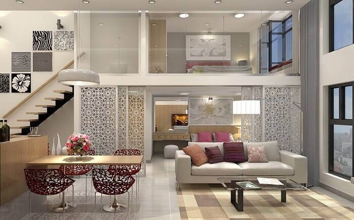 Ý tưởng thiết kế căn hộ chung cư có tầng lửng đẹp và tối ưu nhất
