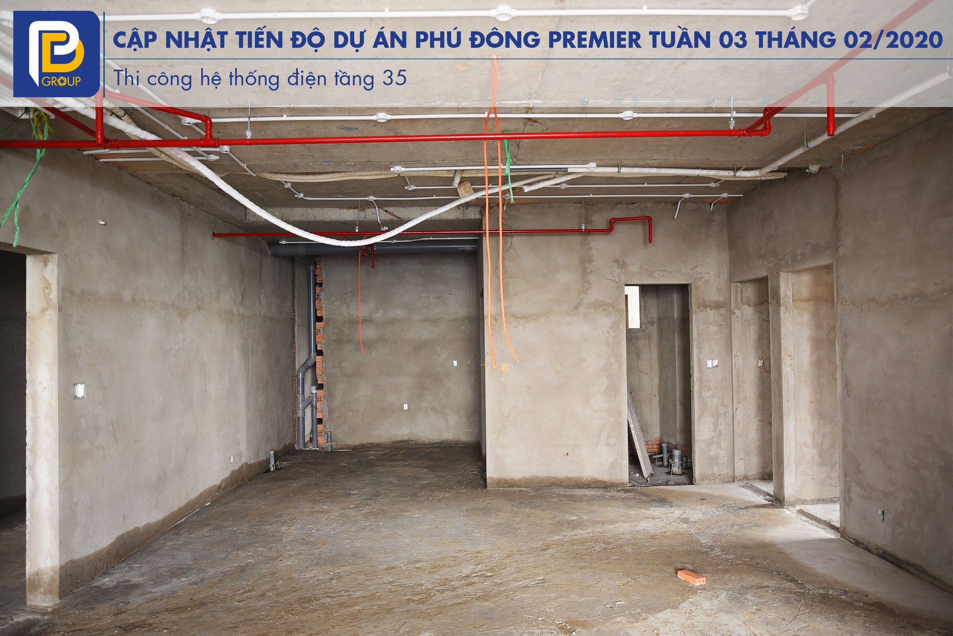 Tiến độ xây dựng căn hộ Phú Đông Premier tháng 02/2020