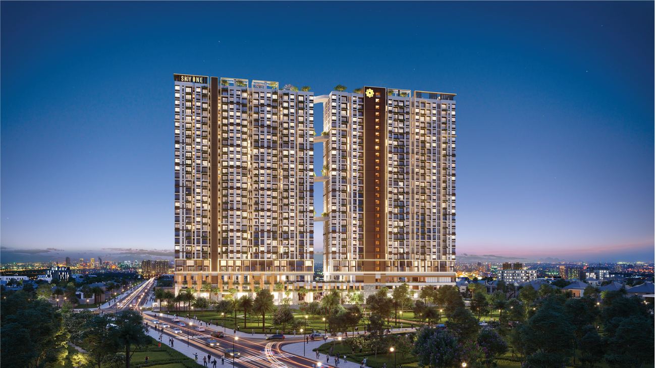 Dự án căn hộ chung cư Phú Đông Sky One Dĩ An Đường DT 743C chủ đầu tư Phú Đông Group