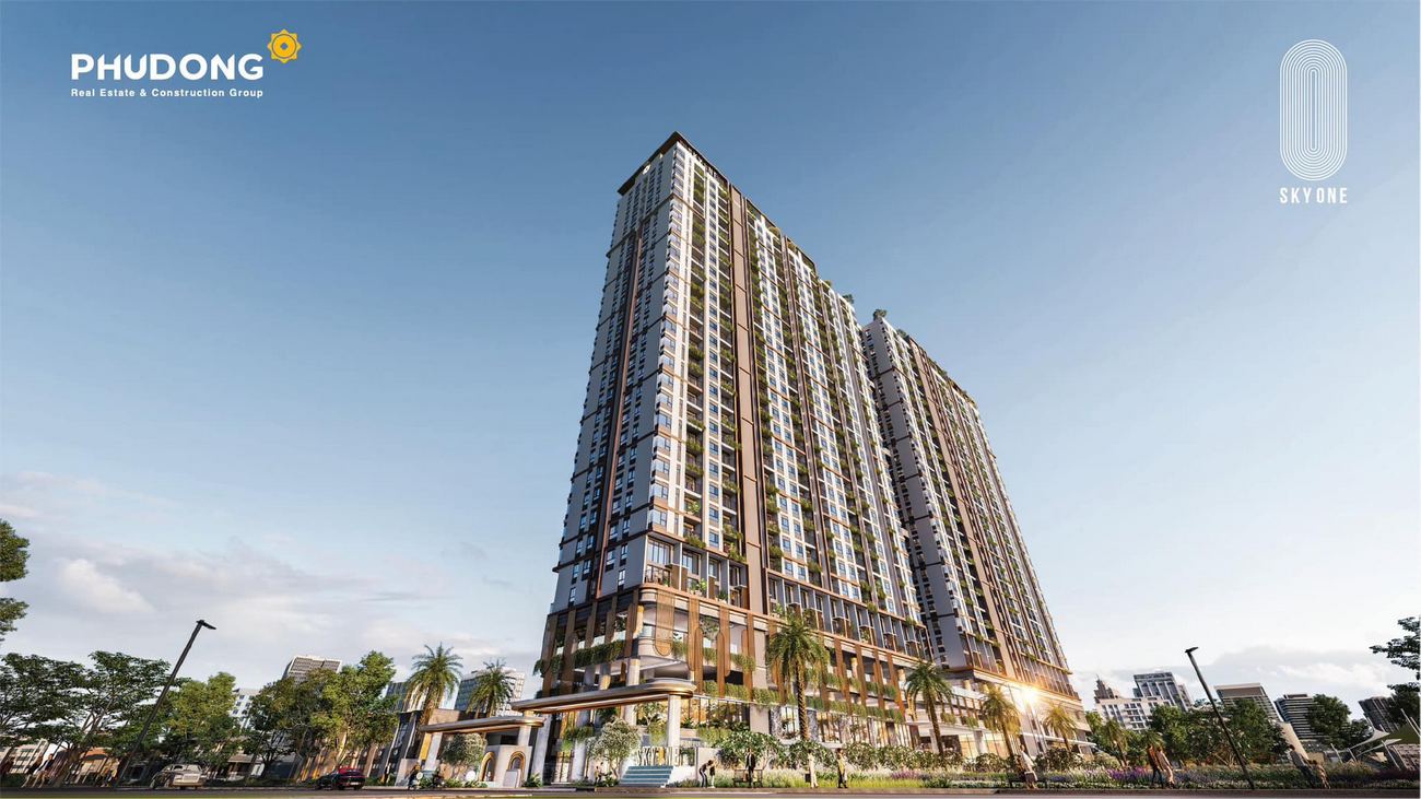 Dự án căn hộ chung cư Phú Đông Sky One Dĩ An Đường DT743C chủ đầu tư Phú Đông Group